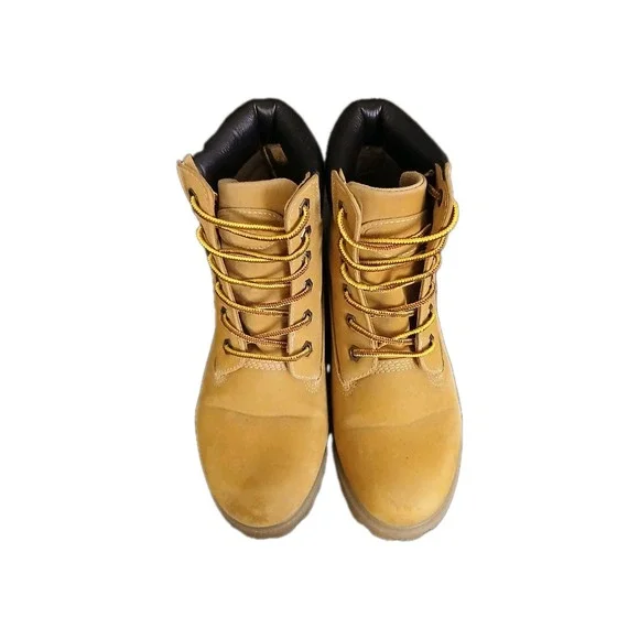 Lugz Drifter 6 SteelToe Golden Wheat Bark Tan Gum Women Sz 7.5 OR Men Sz 6 #1085 - Picture 6 of 13